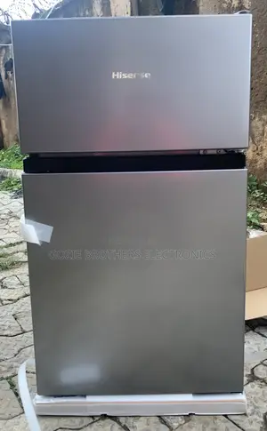 Hisense Double Door Refrigerator 95 Liters Silver Color