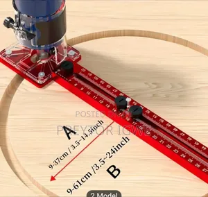 Adjustable 4-in-1 Alloy Router Milling Guide