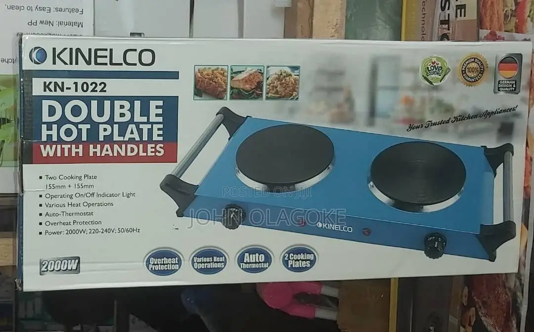 Kinelco Double Hot Plate With Handle
