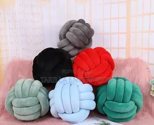 Decorative Knotted Ball Throw Pillows