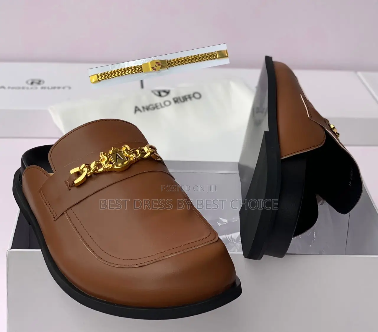 New Luxury Aristocrats Leather Half Shoe
