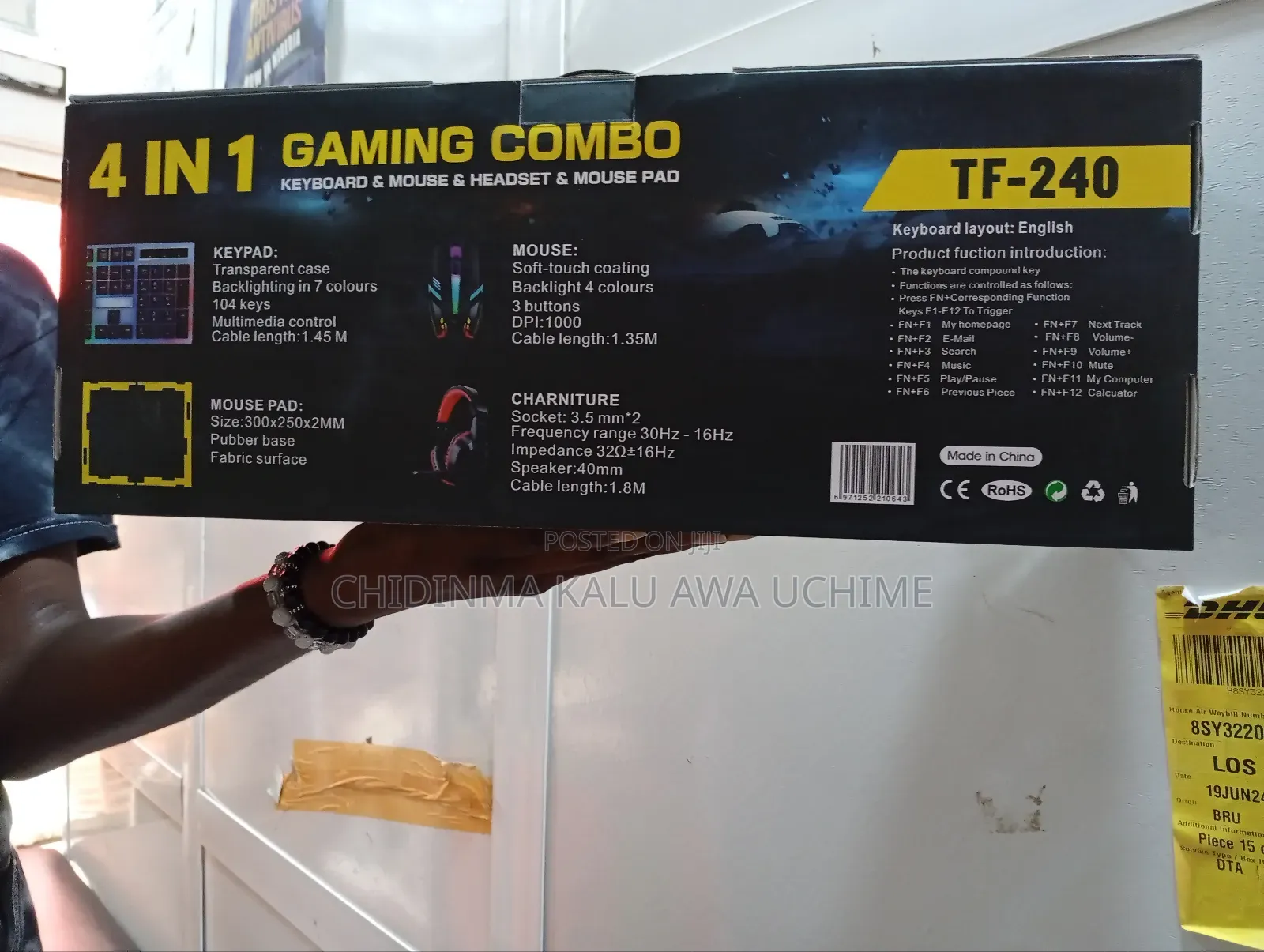 T-Wolf 4 in 1 Gaming Combo