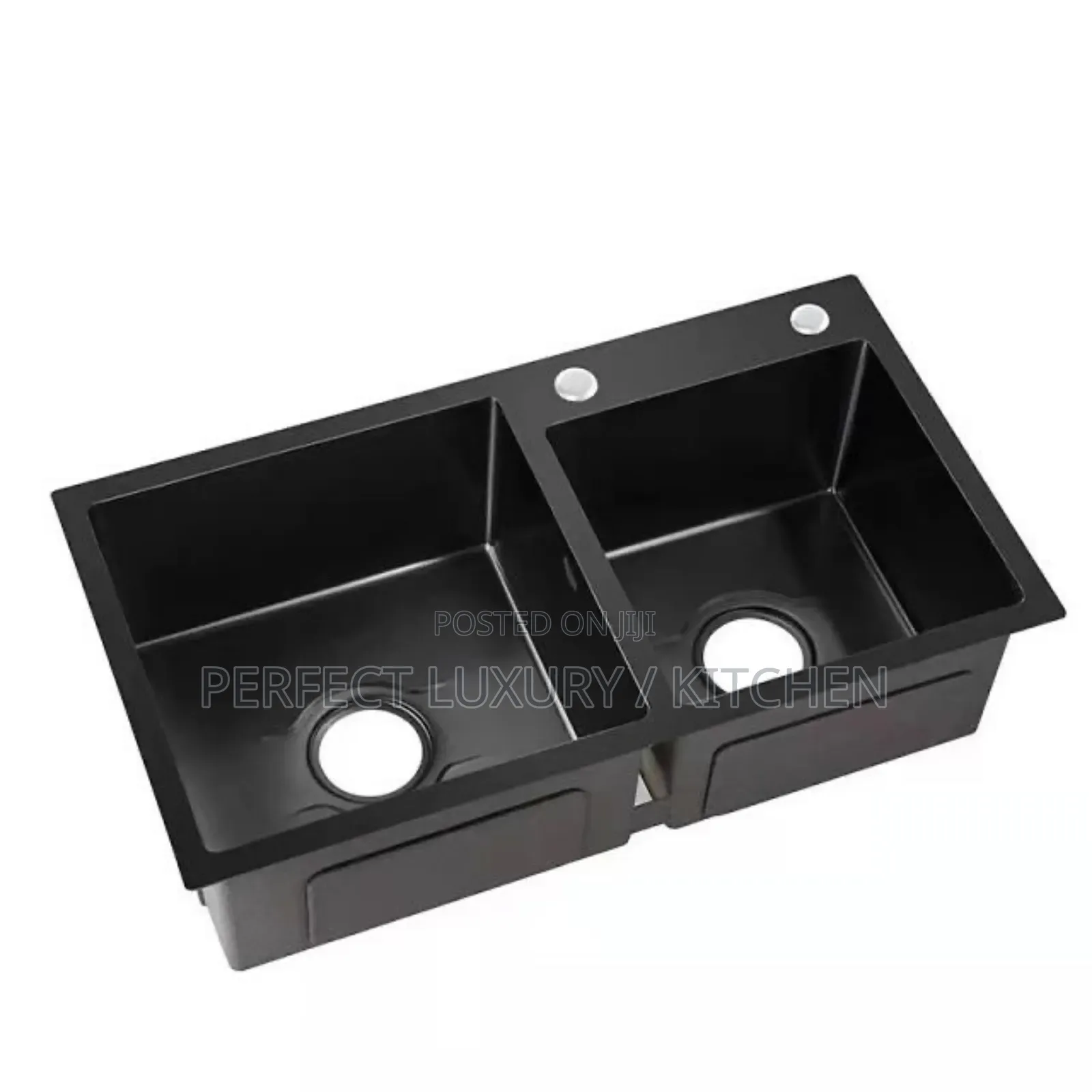 Nano Black Double Bowl Kitchen Sink