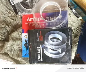 Two Double Side Tape 2" Inches Width by 10meters