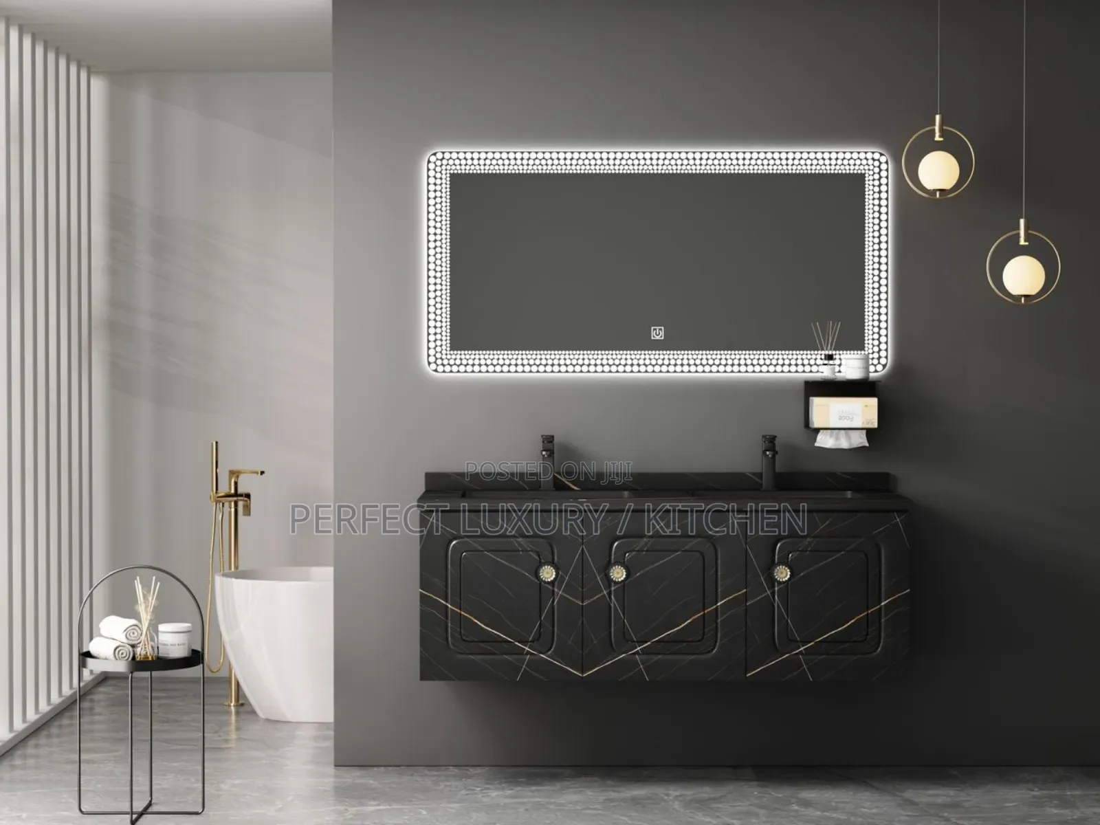 Double Cabinet With Mirror