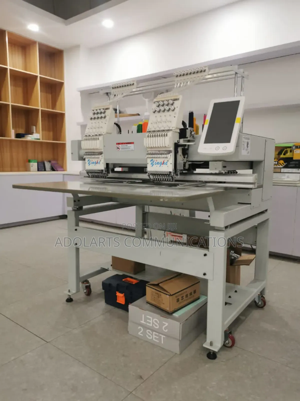 500x1200 Single Head Embroidery Monogram Machine for Agbada