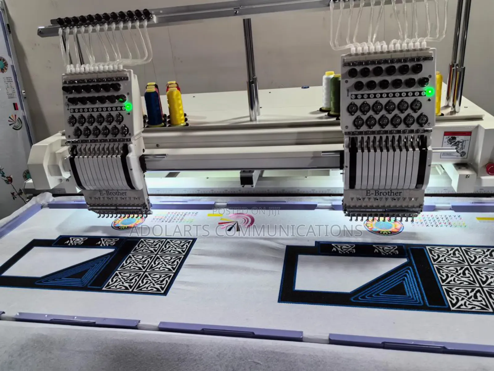 500x800 Double Head Embroidery Monogram Machine for Agbada