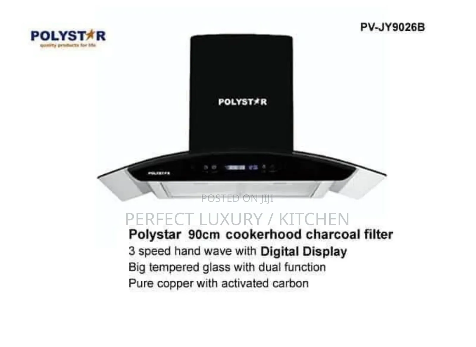 90cm Hand Wave Kitchen Hood Extractor