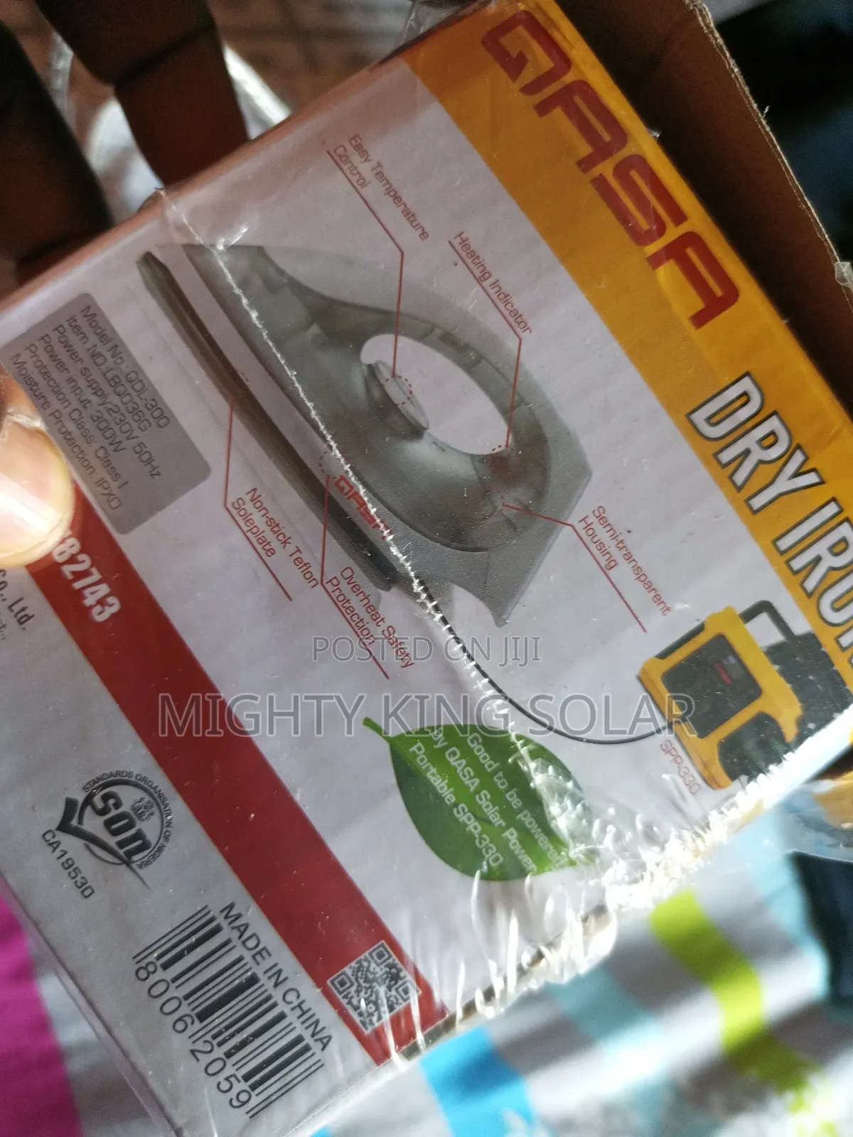 Qasa 300w Low Voltage Solar Iron Ac/Dc
