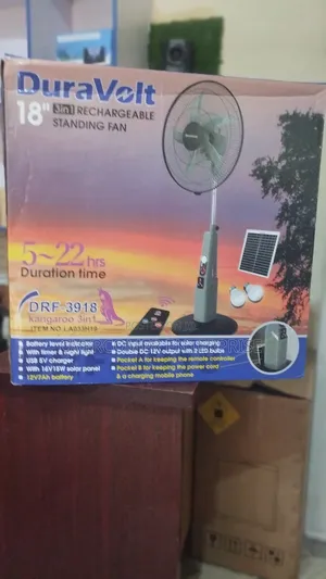 Duravolt 18inches Solar Fan