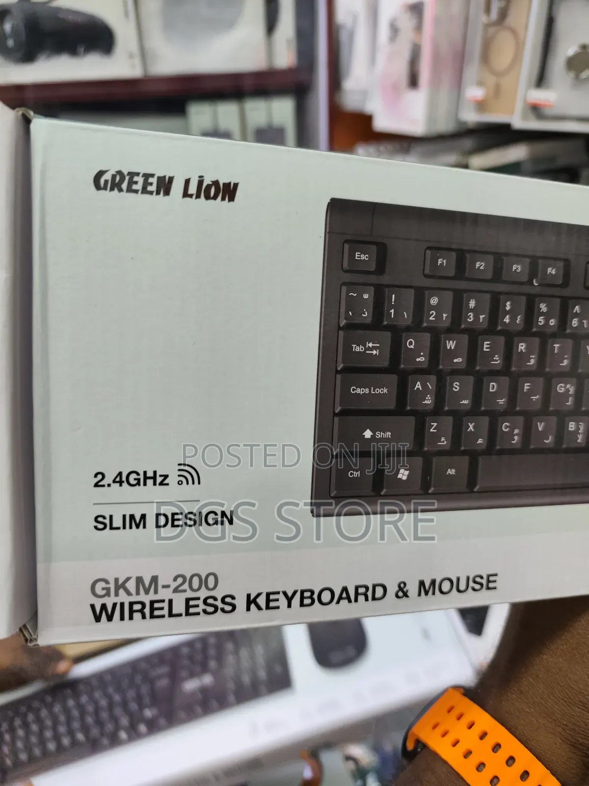 Green Lion Slim GKM 200 Wireless Keyboard Mouse