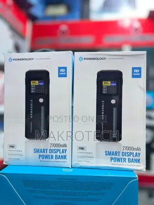 Powerology 27000mah Powerbank Smart Led Display Power Bank,