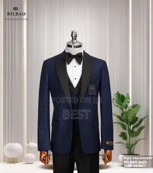 High Quality Italian Style Stone Design Wedding Suit