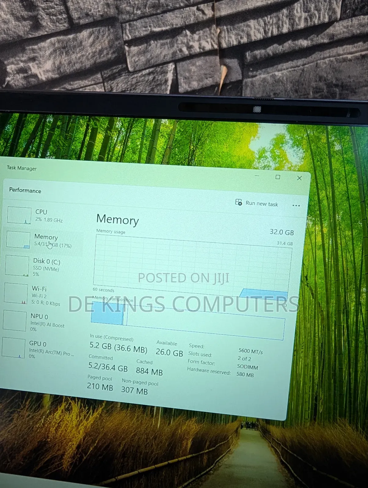 Laptop HP 32GB Intel Core i7 SSD 512GB