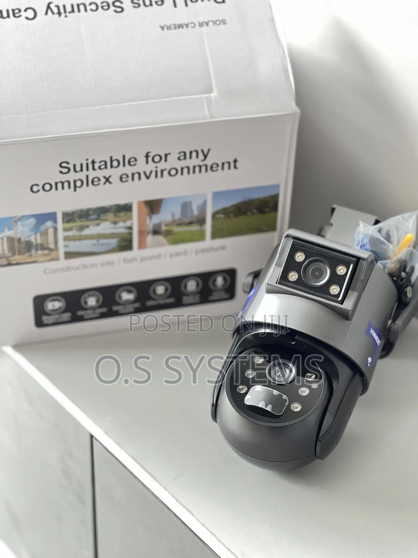 Premium Solar Dual-Lens PTZ Security Camera