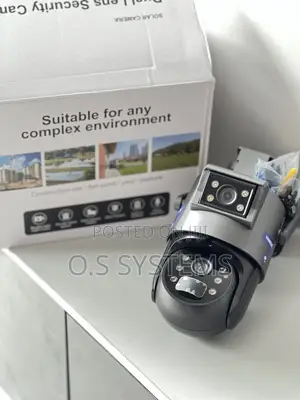 Premium Solar Dual-Lens PTZ Security Camera