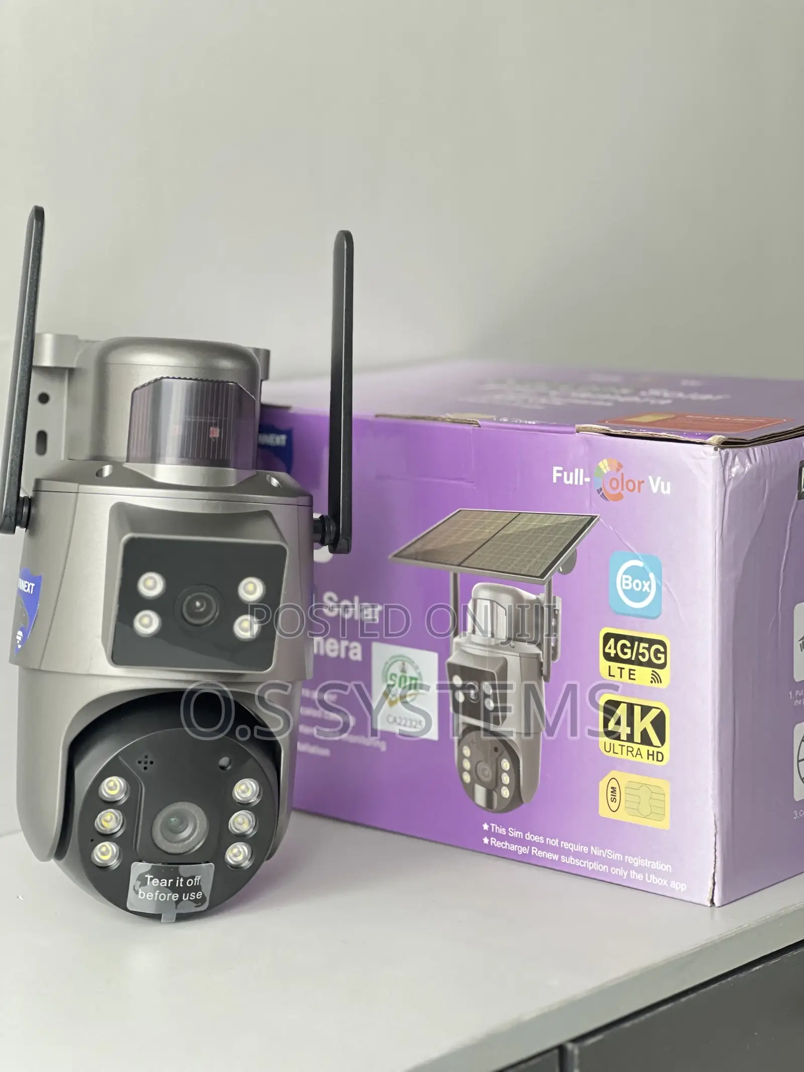 Dual Lens Hd Solar Camera