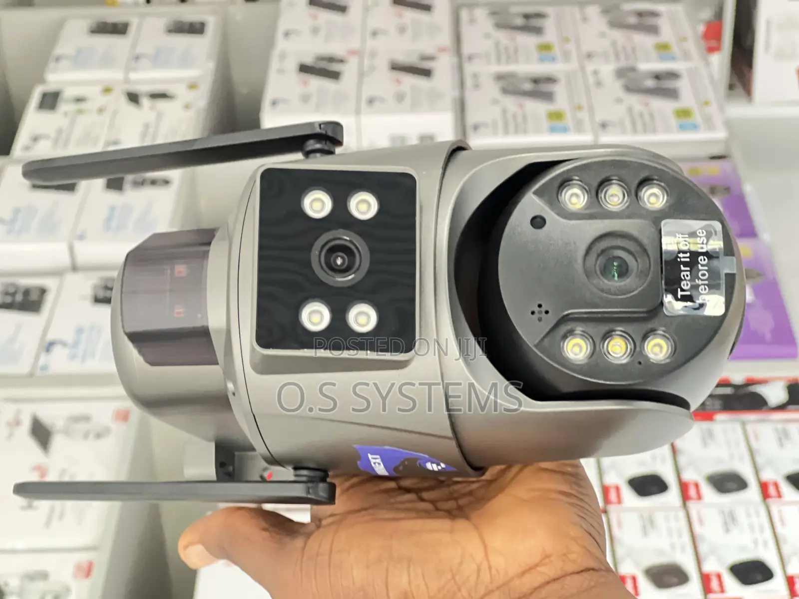Dual Lens Hd Solar Camera