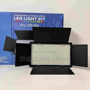Rechargeable Pro Led 600 Light With 2.1 Meter Tripod Stand