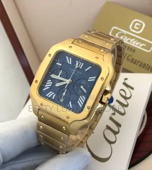 Cartier Chronograph Chain Wrist Watches