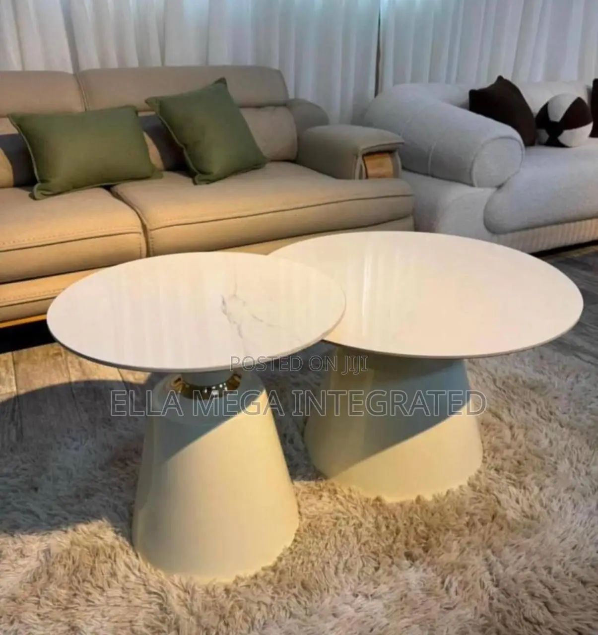 Nesting/2in 1 Marble Top Center Table
