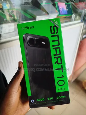 New Infinix Smart 10 Plus 128 GB Black