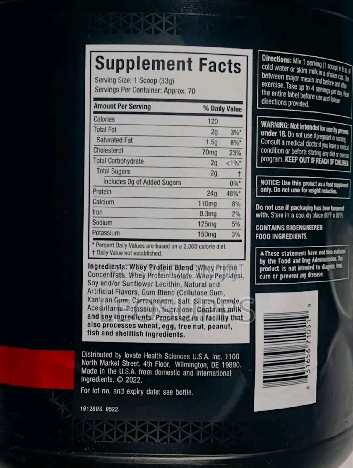 Muscletech Nitrotech Whey Gold Protein 5lb