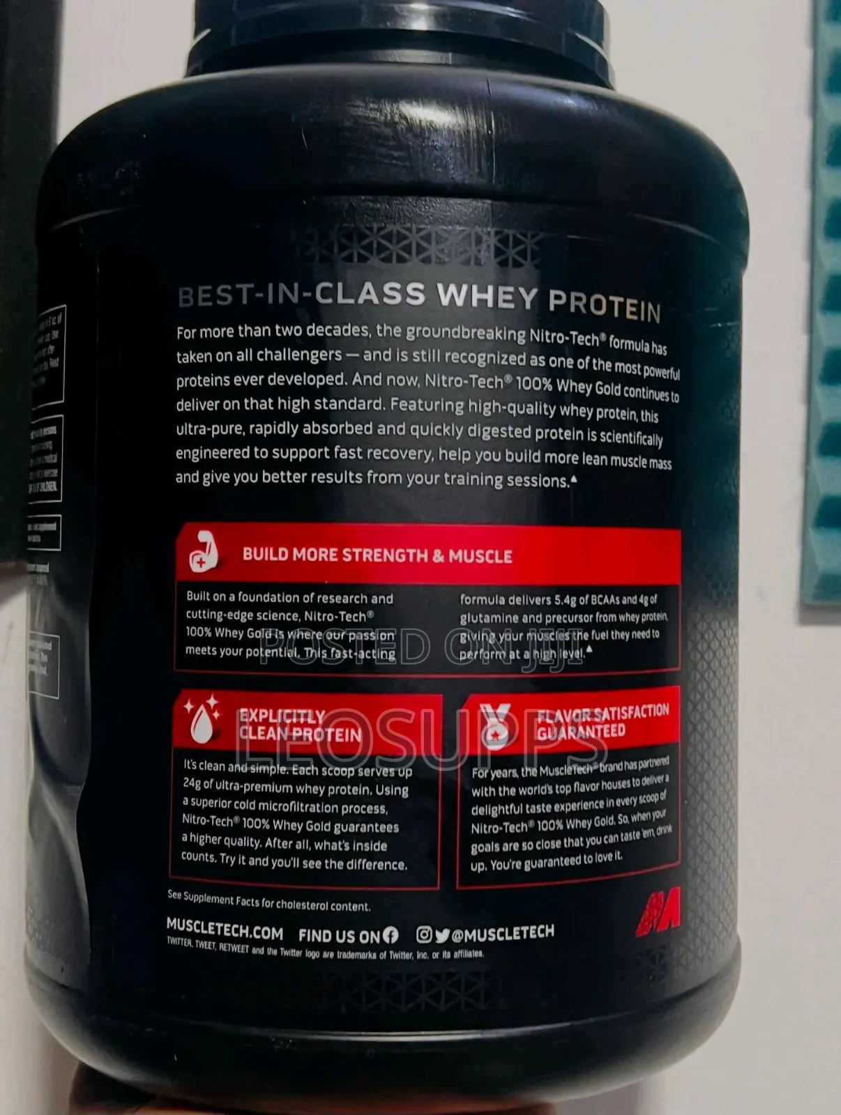 Muscletech Nitrotech Whey Gold Protein 5lb