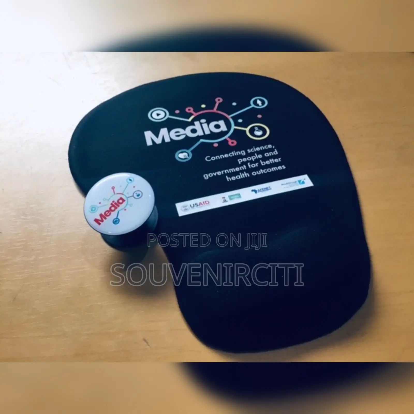 Branded Mousepad and Pop Socket