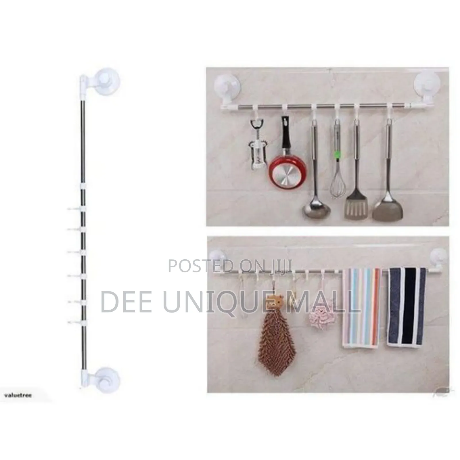 Hanger for Kitchen or Bathroom 1pcs 6 Hooks
