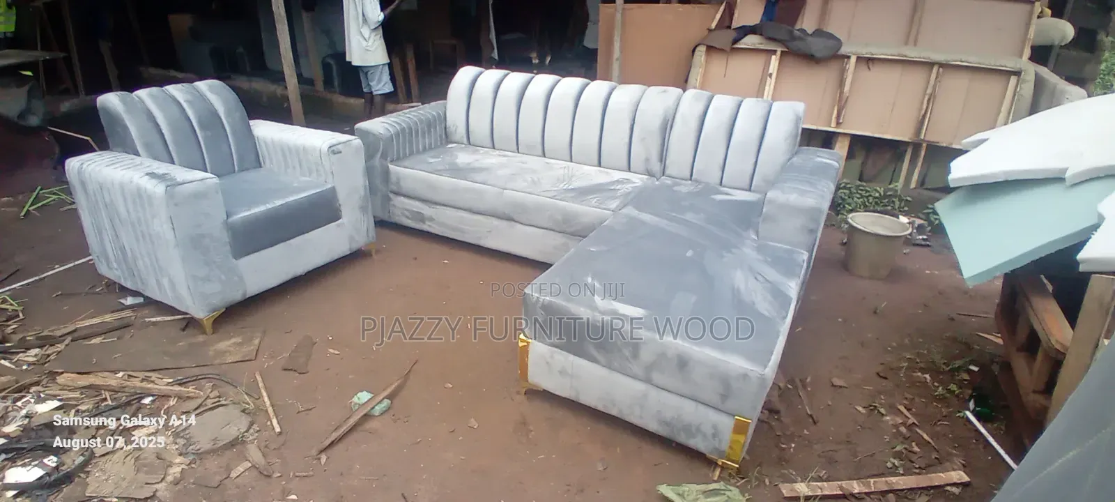 Modern L Shape Sofa Set