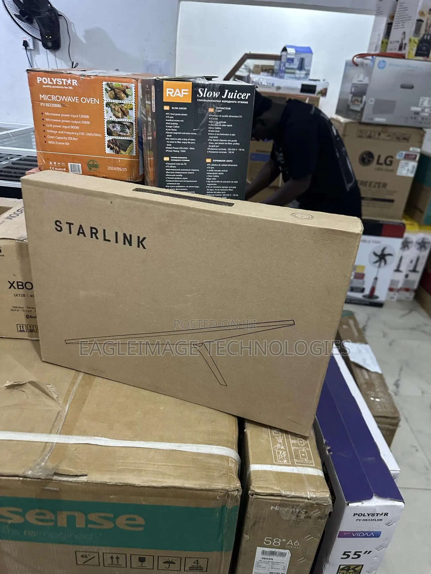 Compact Starlink Gen 3 Dish System