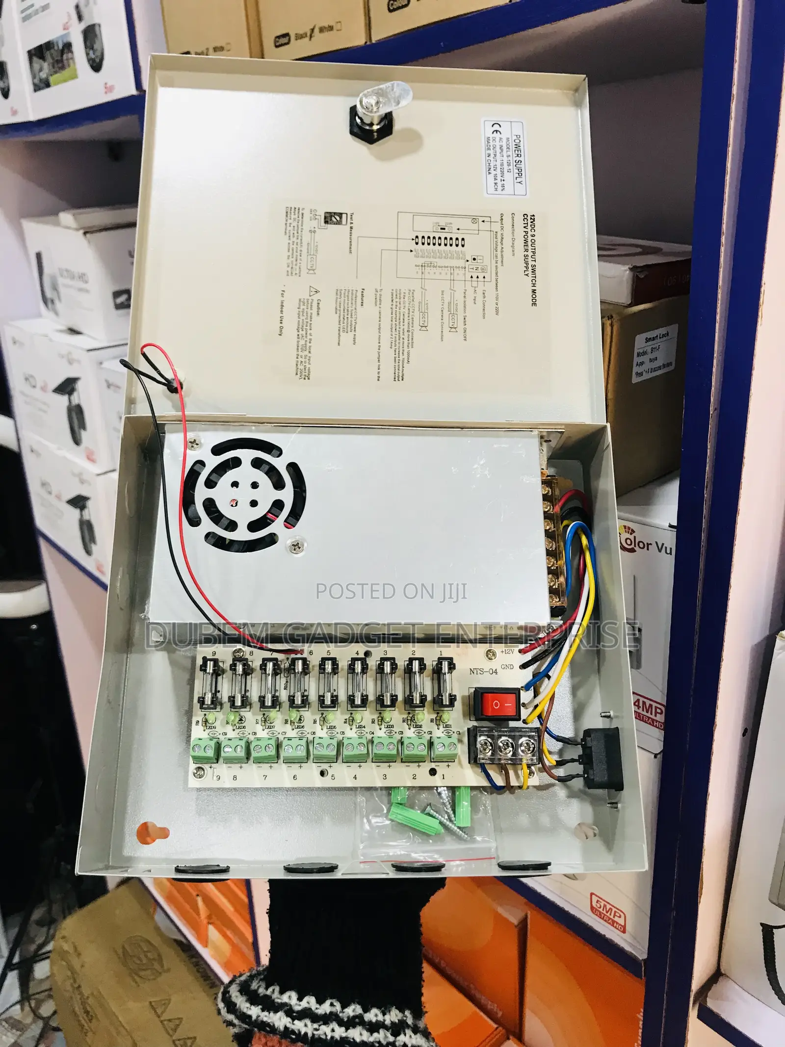 9 Way CCTV Power Supply