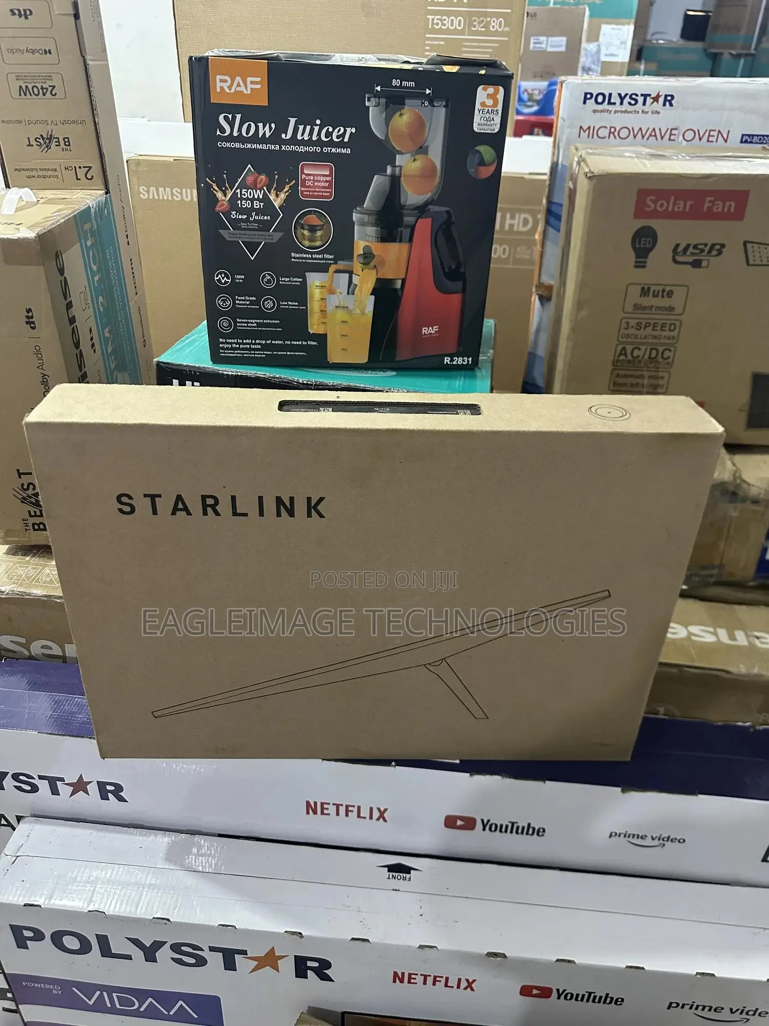 Sleek Starlink Gen 3 Satellite Setup
