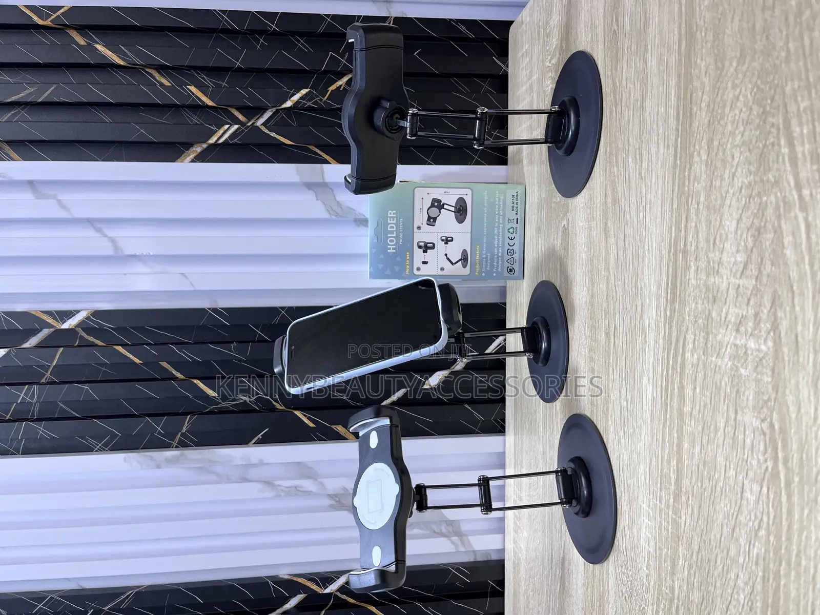 Adjustable Phone Holder With Rotating Joint