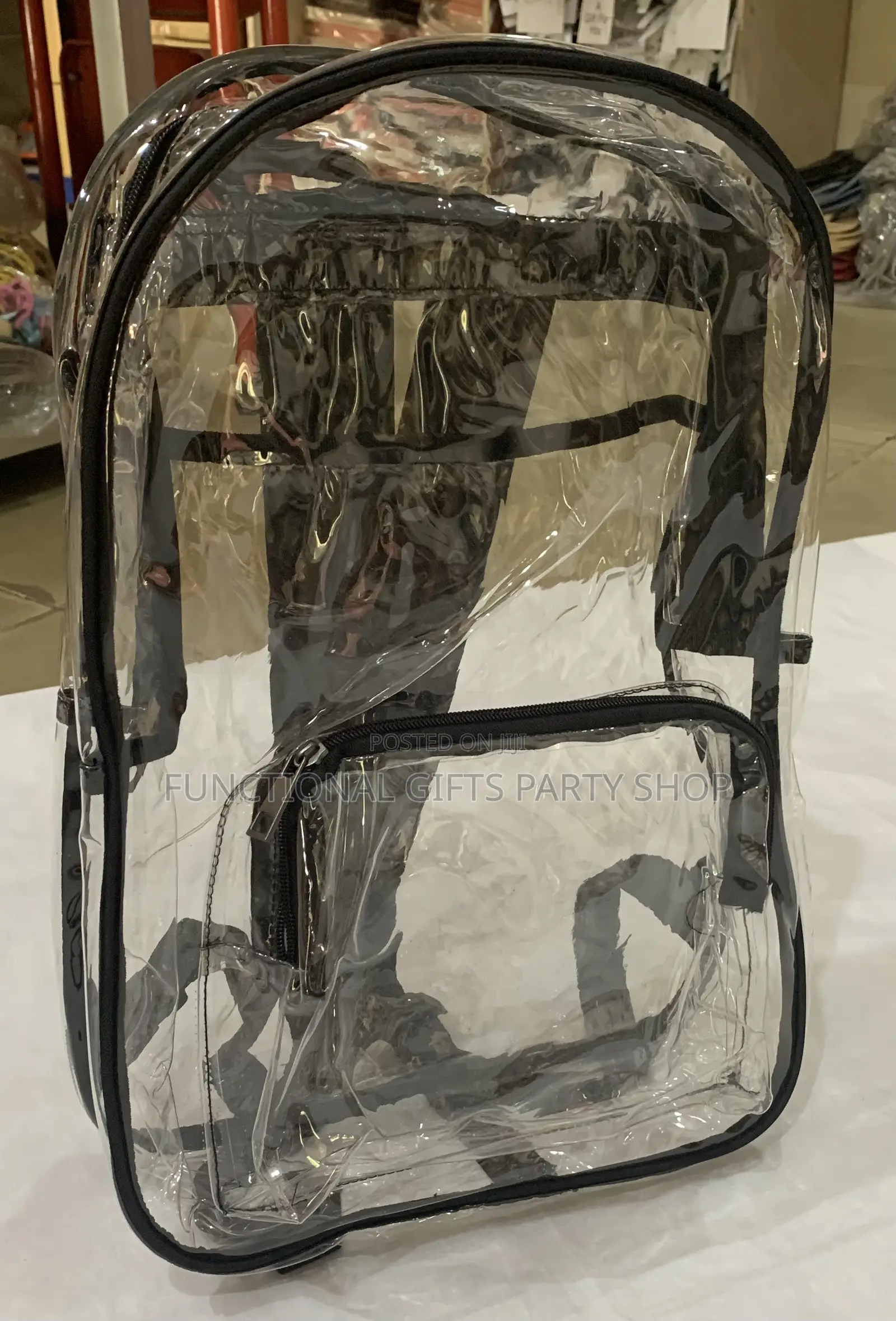 Clear See Through Back Pack
