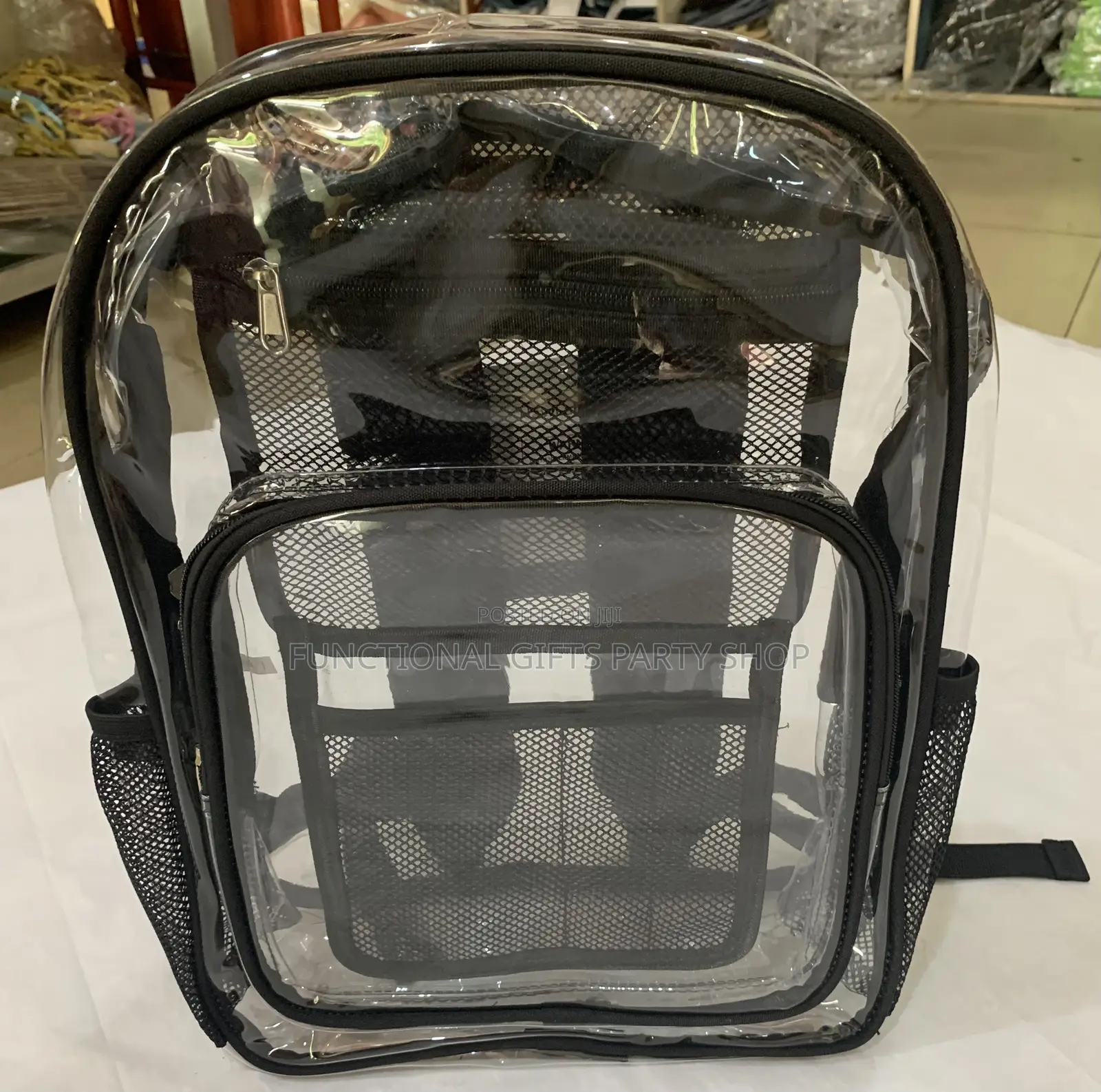 PVC Back Pack With Net