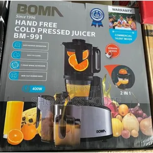 Boma Hand Free Cold Pressed Juicer Bm 991 2 in 1
