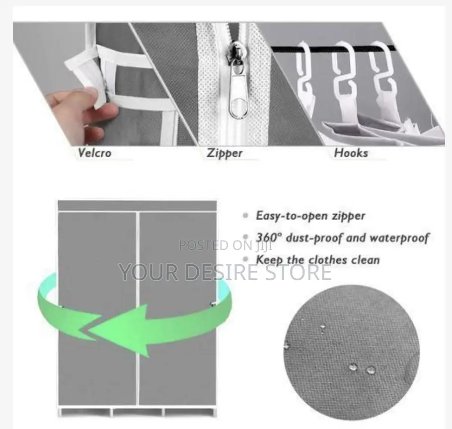 Multi-Layer Standing Clothes Organizer Wardrobe