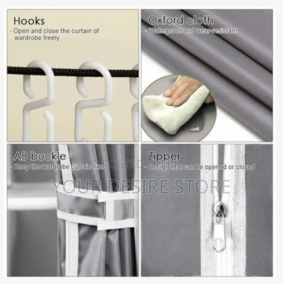 Multi-Layer Standing Clothes Organizer Wardrobe