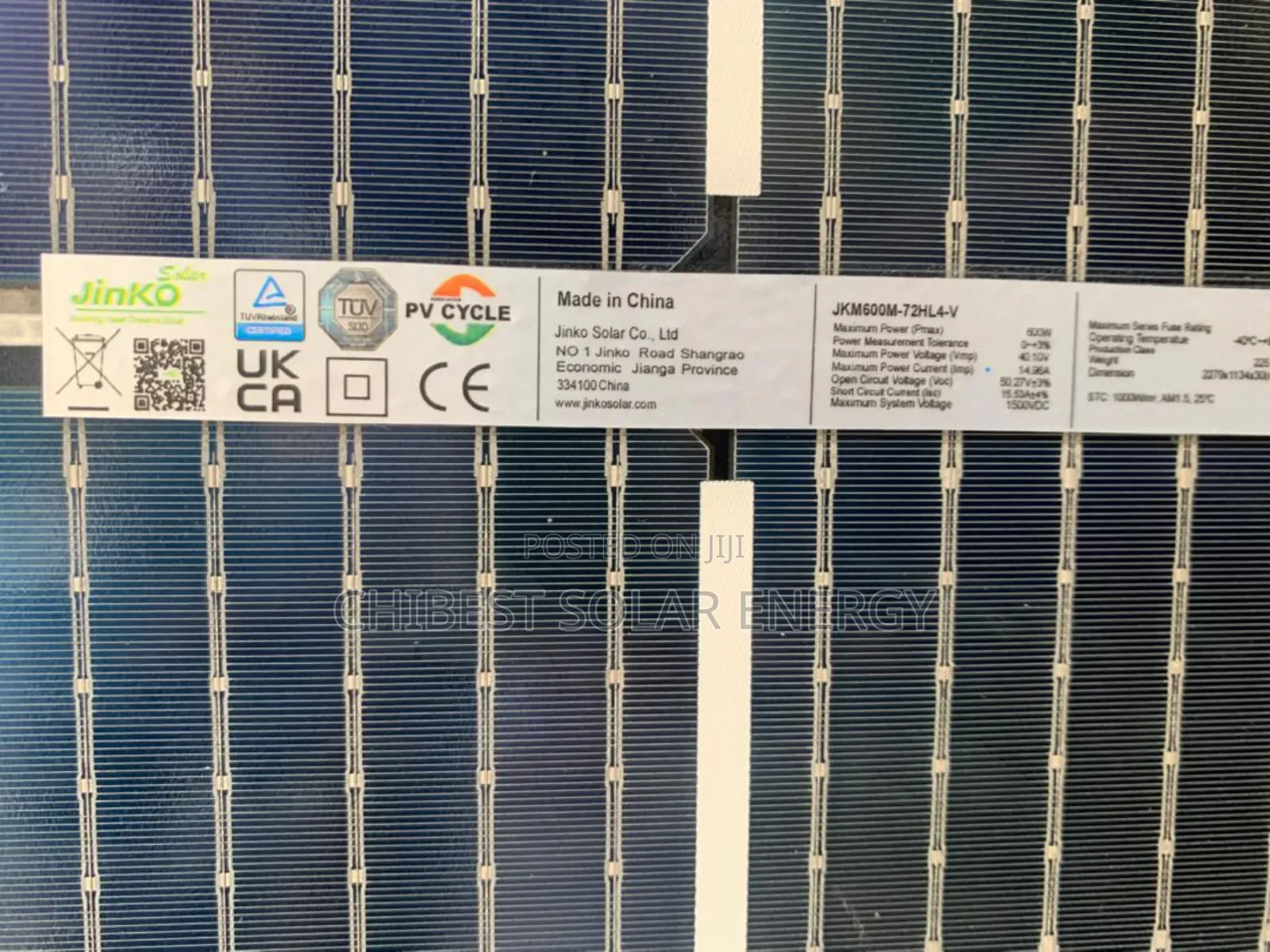 600w Solar Panel Bifacial Mono