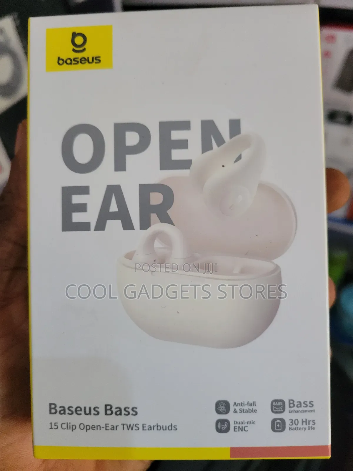Baseus Bass 15 Clip Open Ear TWS Earbuds