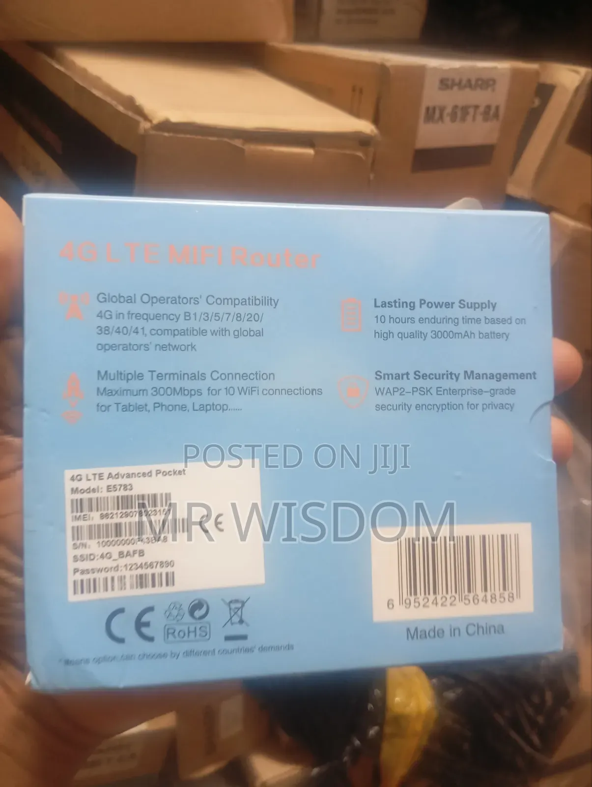 Wireless Mobile Wifi Plus Router