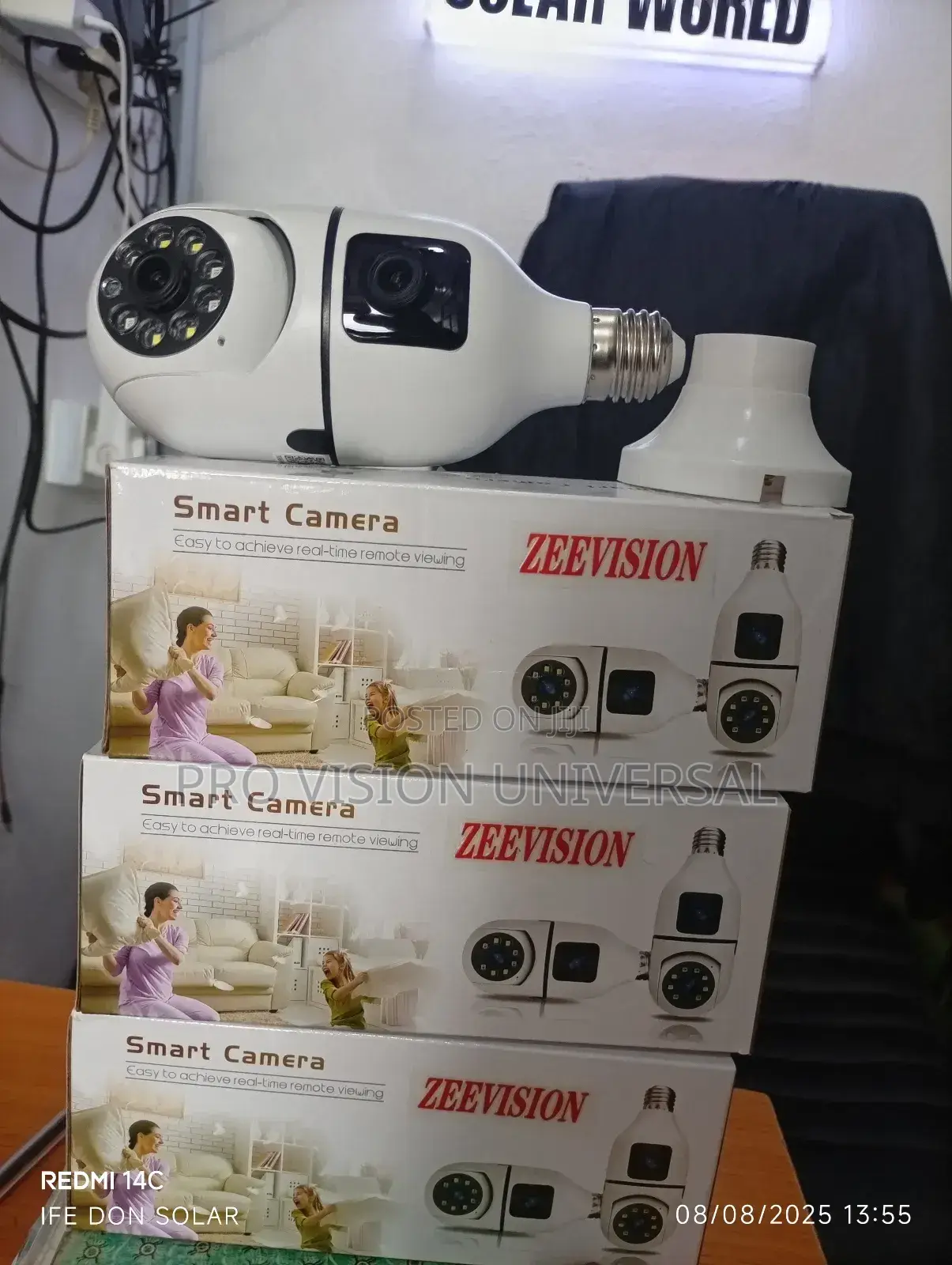 Bolb Wifi Camera Dual Lens Security Camera