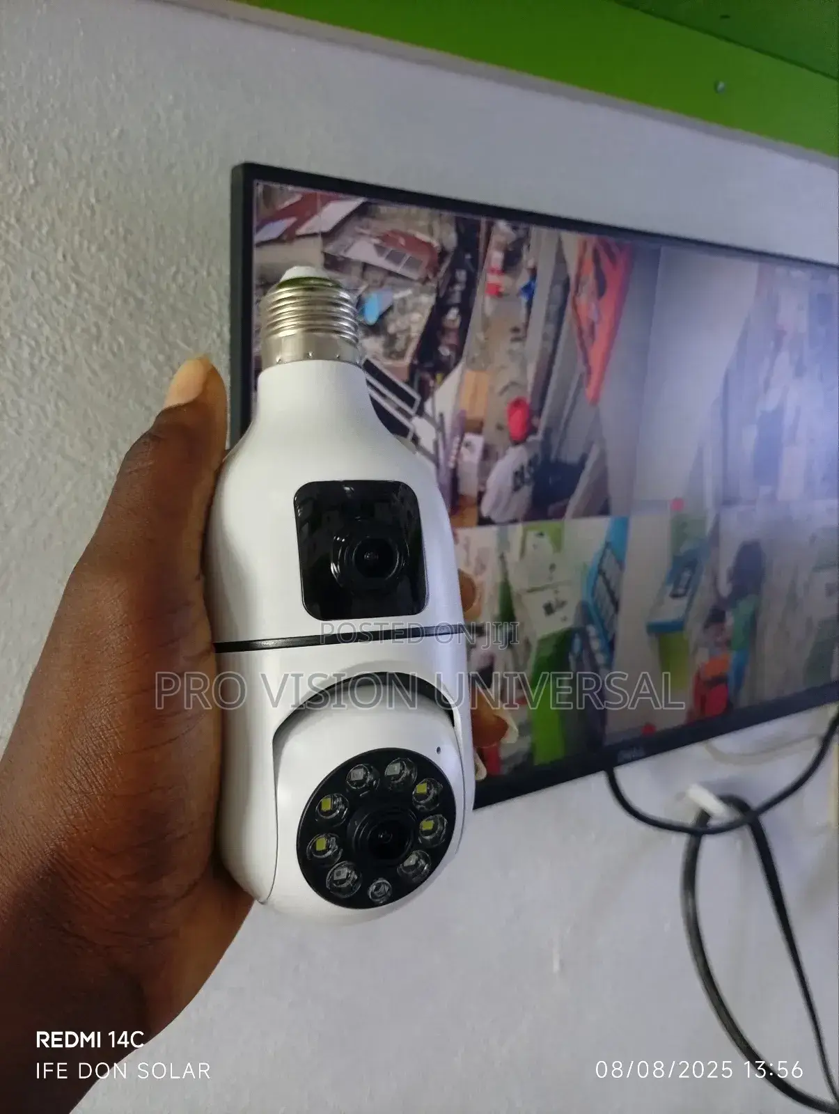 Bolb Wifi Camera Dual Lens Security Camera