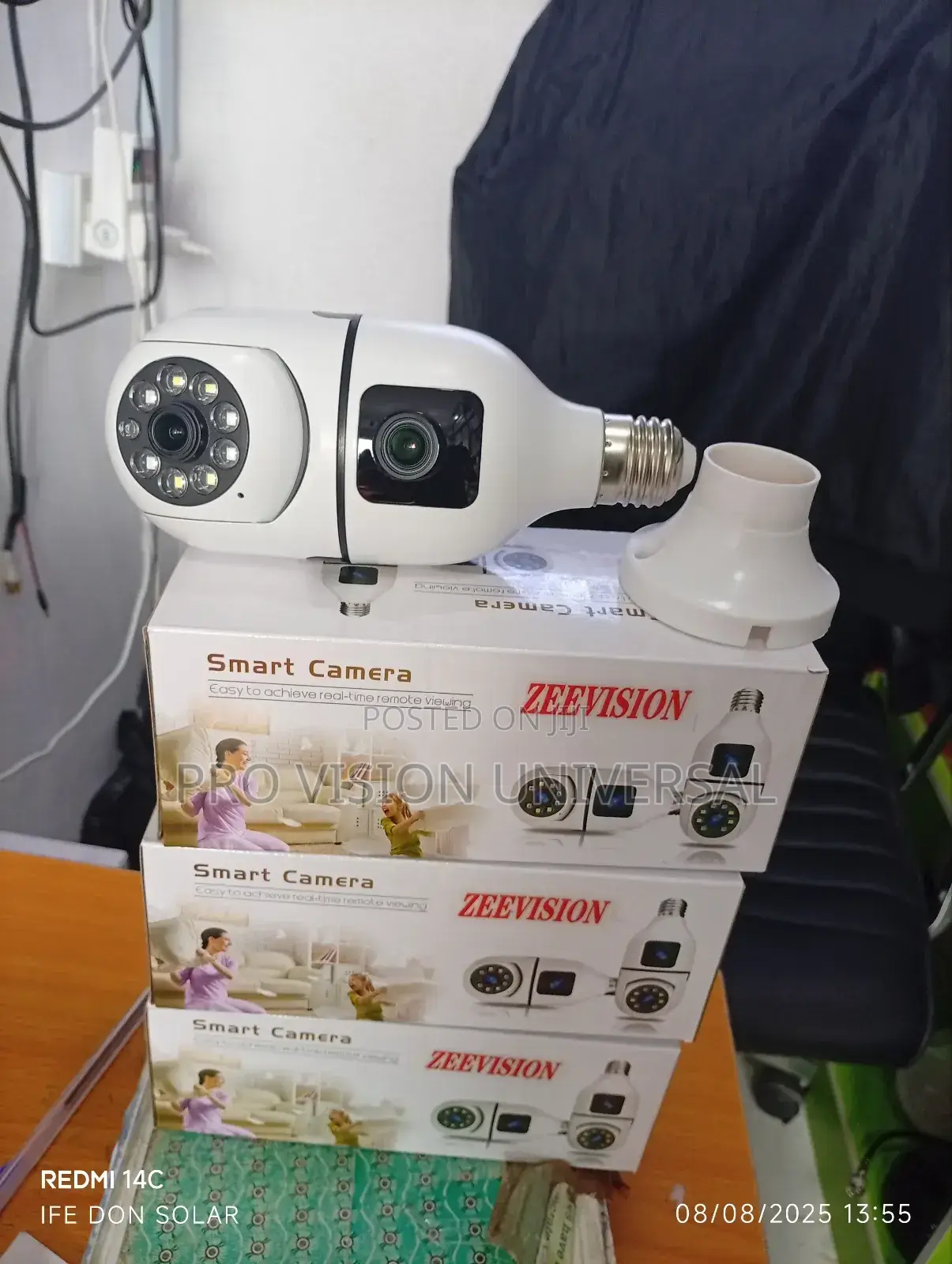 Bolb Wifi Camera Dual Lens Security Camera