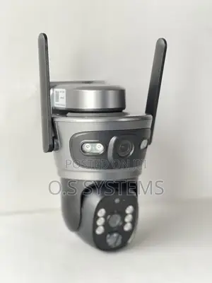 Premium Dual-Camera Solar PTZ Security Camera 10x Zoom