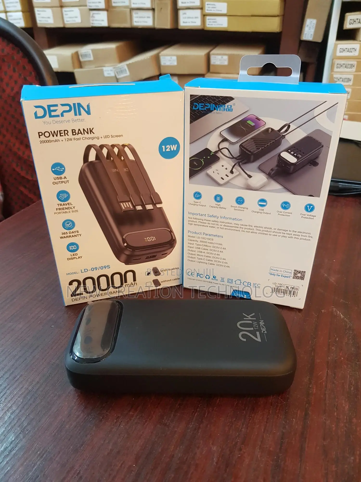 Depin 20,000mah Power Bank