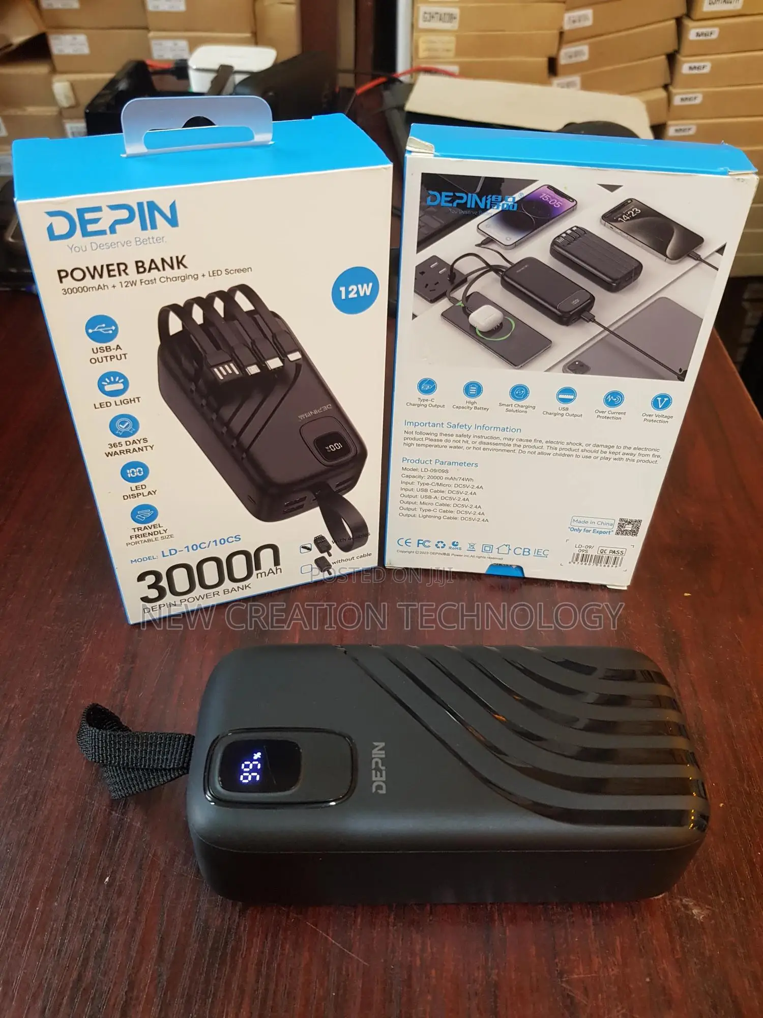 Depin 30,000mah Power Bank