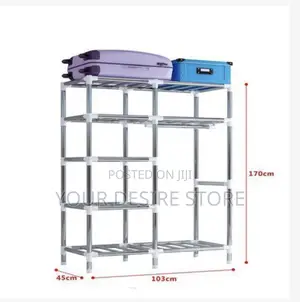 Mobile Wardrobe With Zebra Pattern Cover Fabric